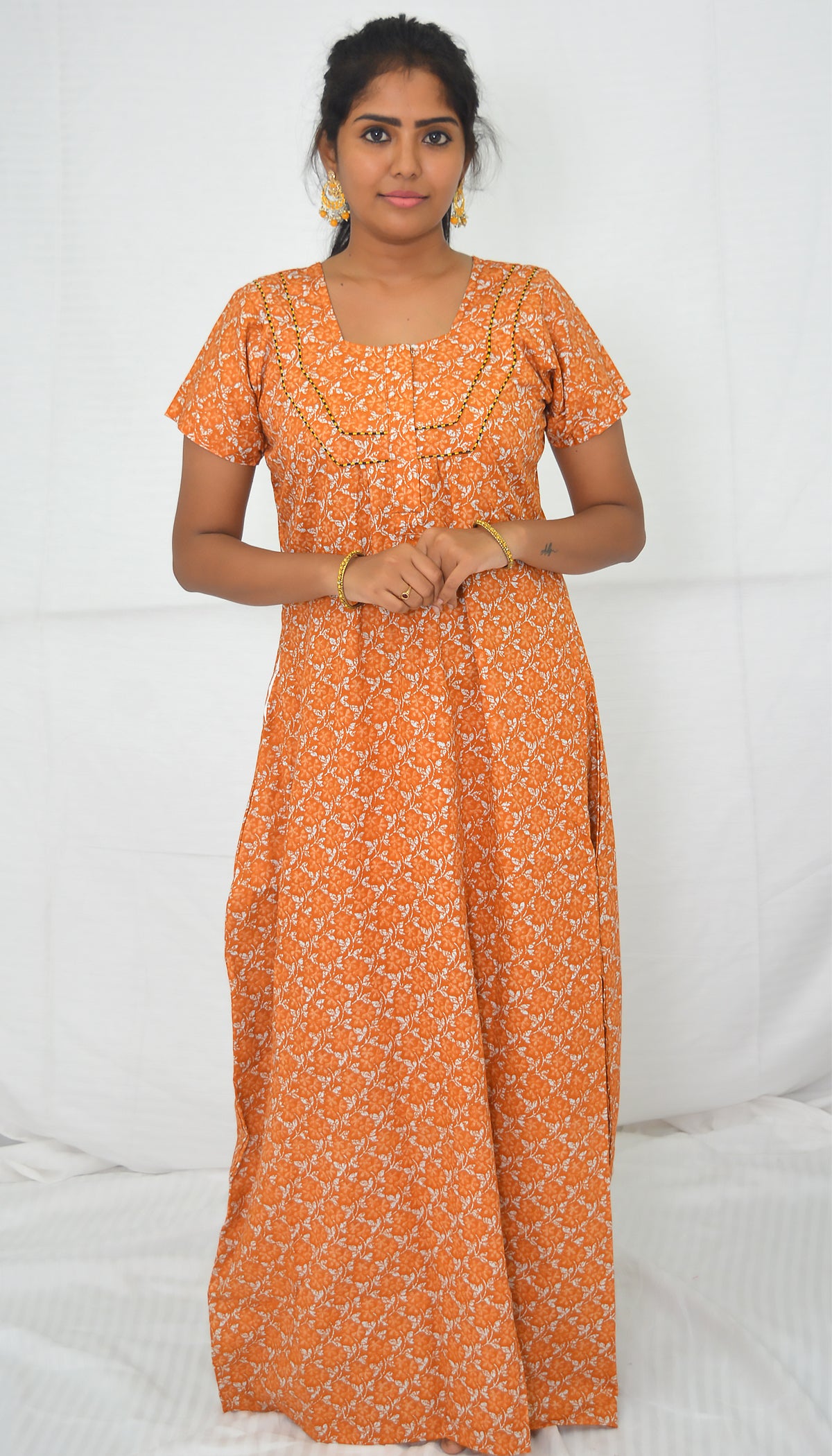 MELON COTTON Floral Nighties