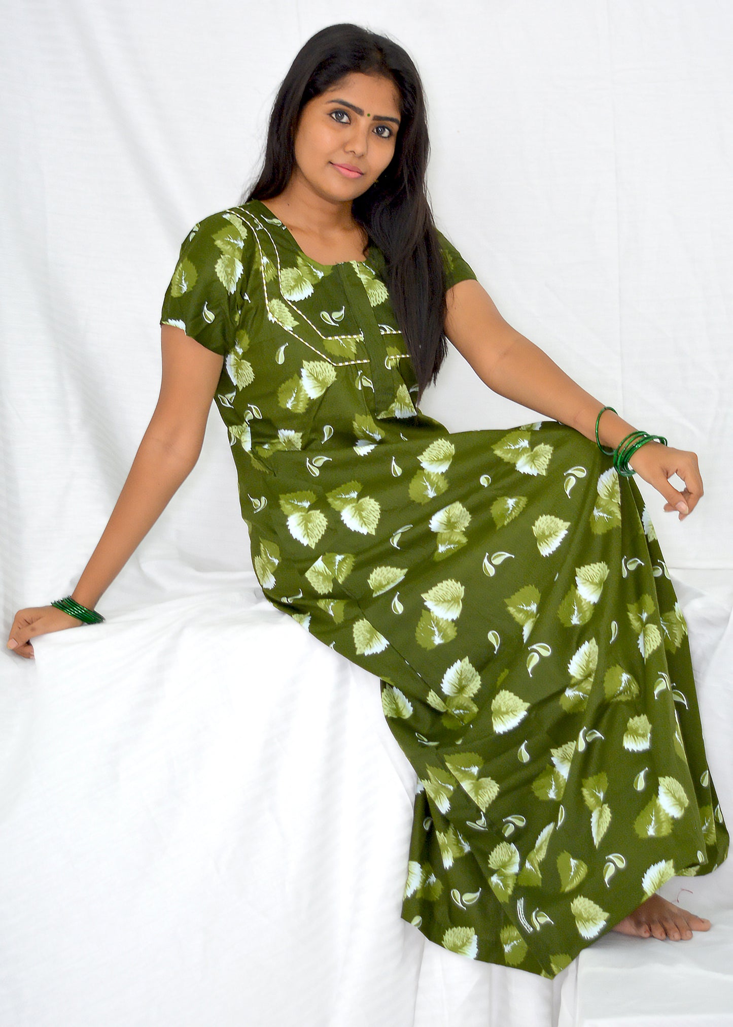 GRASSHOPPER  cotton  Floral Nighties