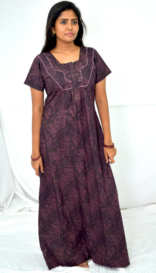 mahogany  cotton  Nighties