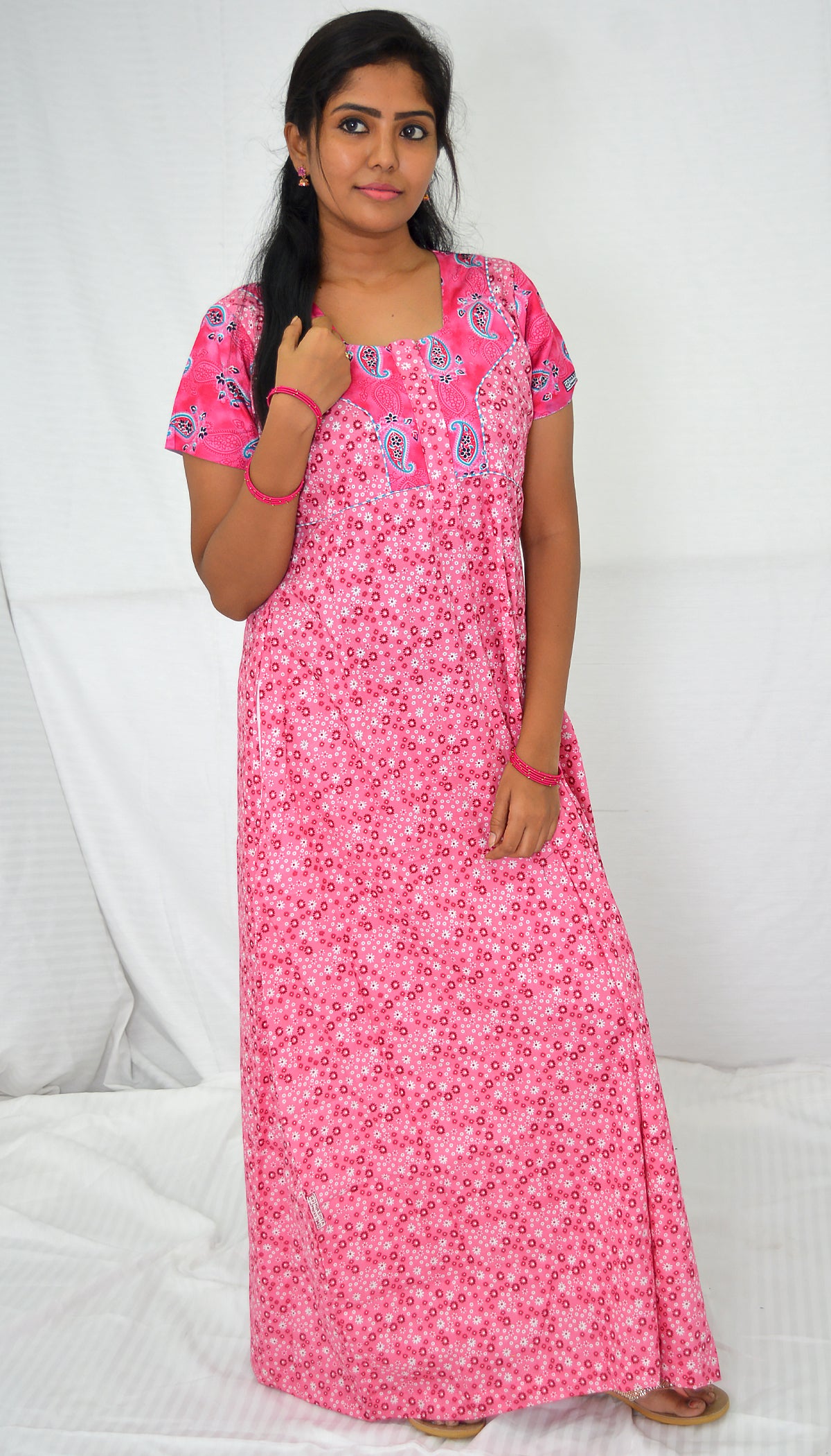 taffy pink   cotton  Nighties