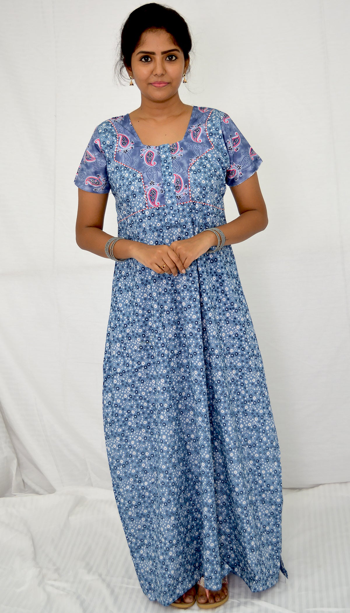 Slate Grey cotton Nighties