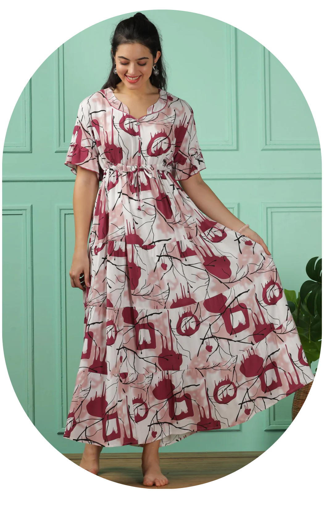 Nighty Frock Model