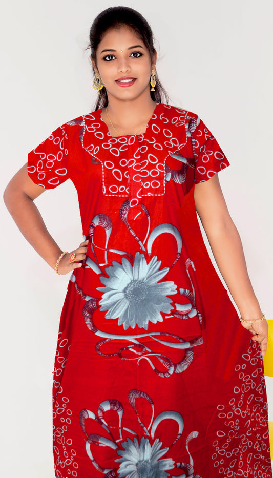 cotton Red Nighties