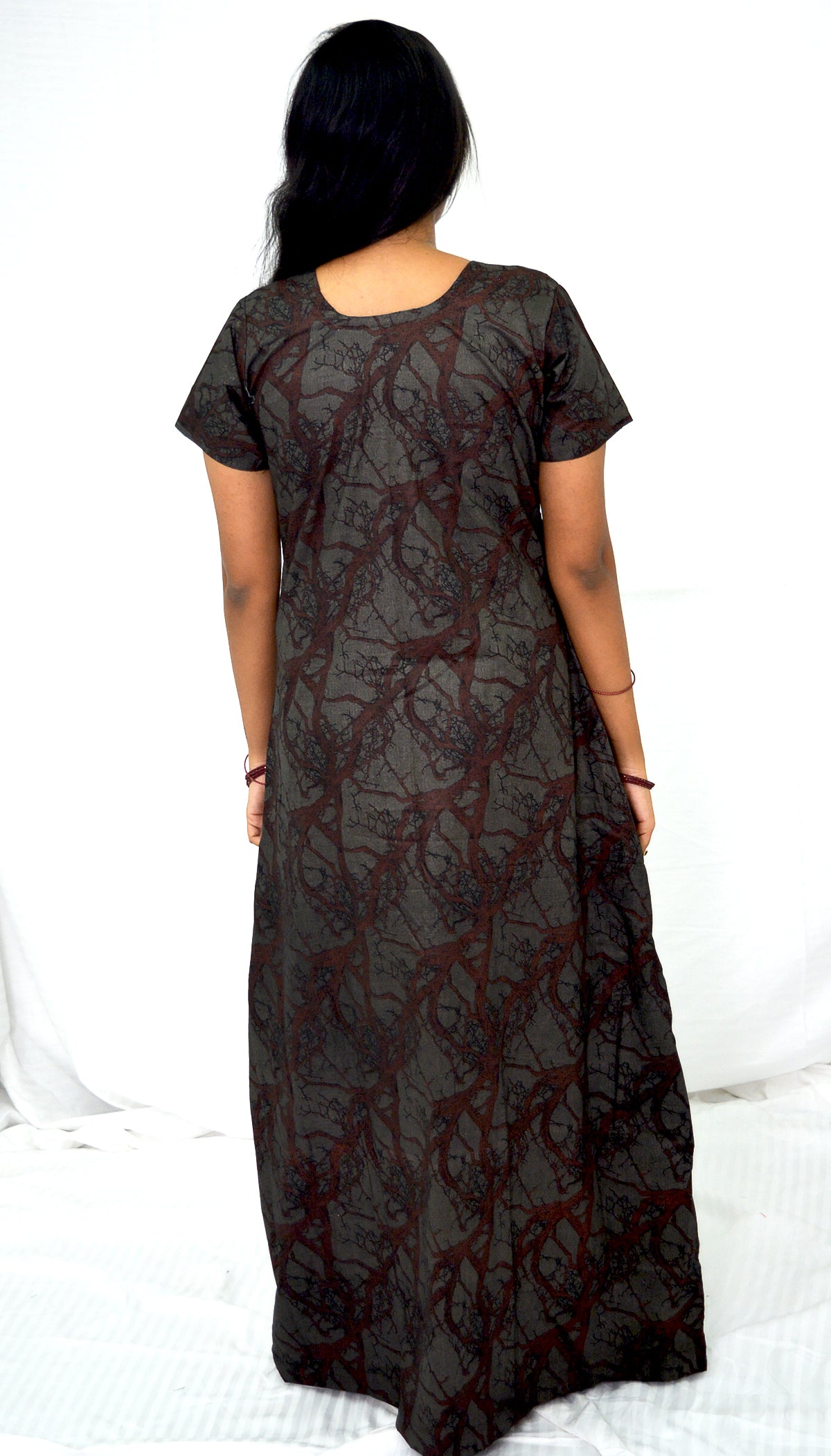 DARK GREK BROWN  cotton  Nighties