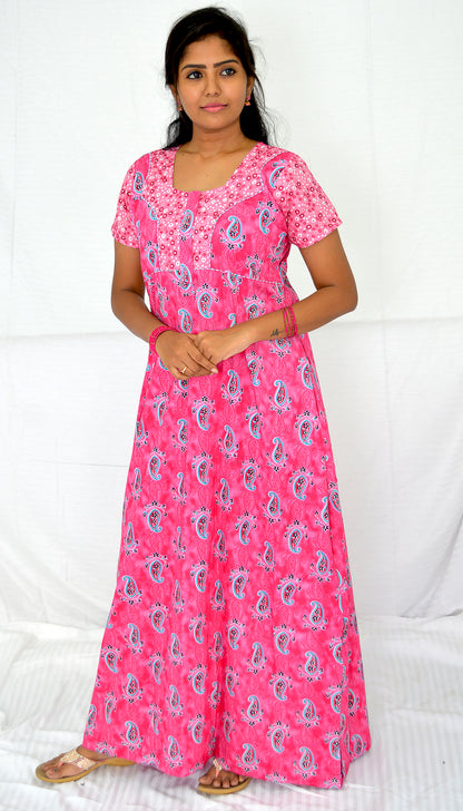 rose  cotton  Nighties