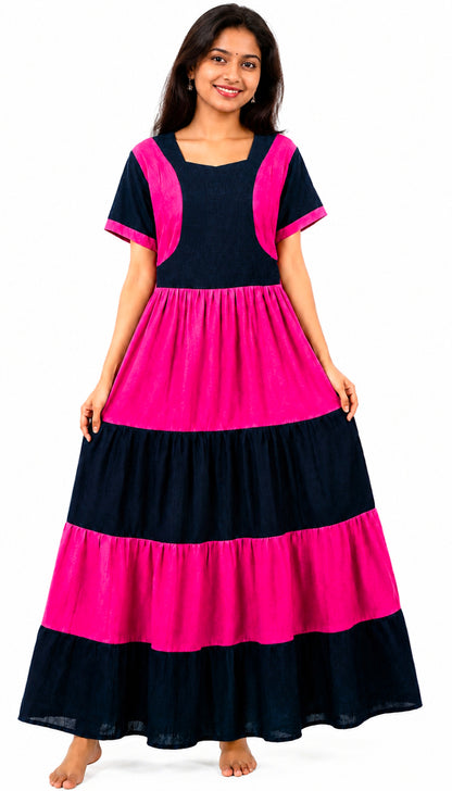 Meet the New Iconic Rose with black Frock Style