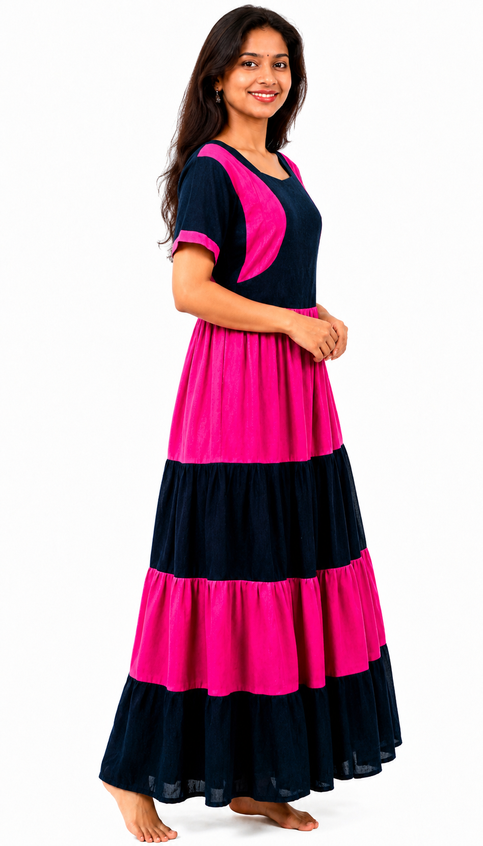 Meet the New Iconic Rose with black Frock Style