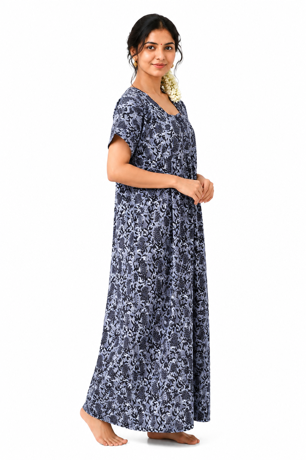 AISNIGHA's Dark Grey Pure Cotton Wear